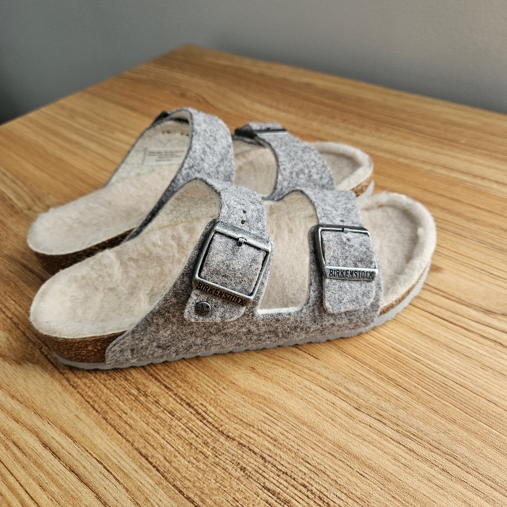 Birkenstock Kids Light Gray Sandals